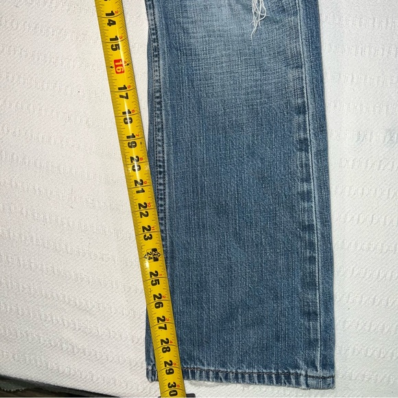 Levi’s Women’s Blue Denim Straight Jeans Size 30 Western Minimalist Classic - Picture 8 of 8